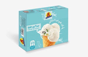 خمس دقائق ايس كريم فانيليا 75 جم *120