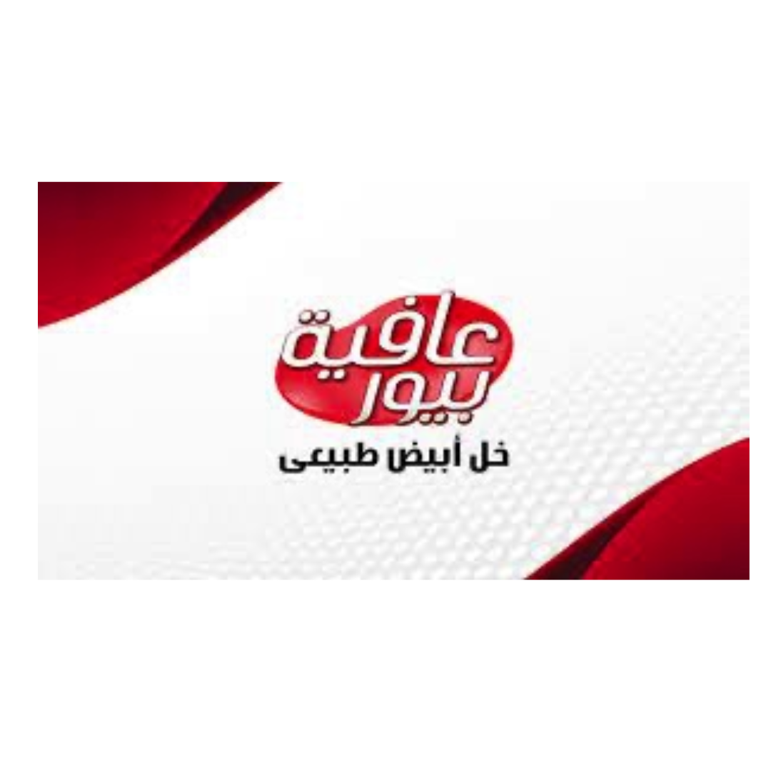 عافيه خل ابيض طبيعي 1 لتر *12