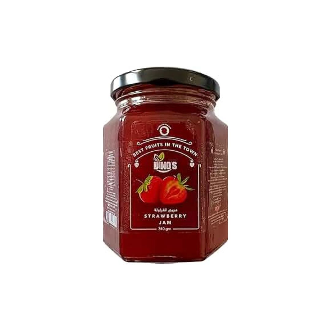 دينوس مربي فراوله 340 جم *12