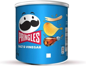 برينجلز  40 جرام بطعم الخل والملح *12