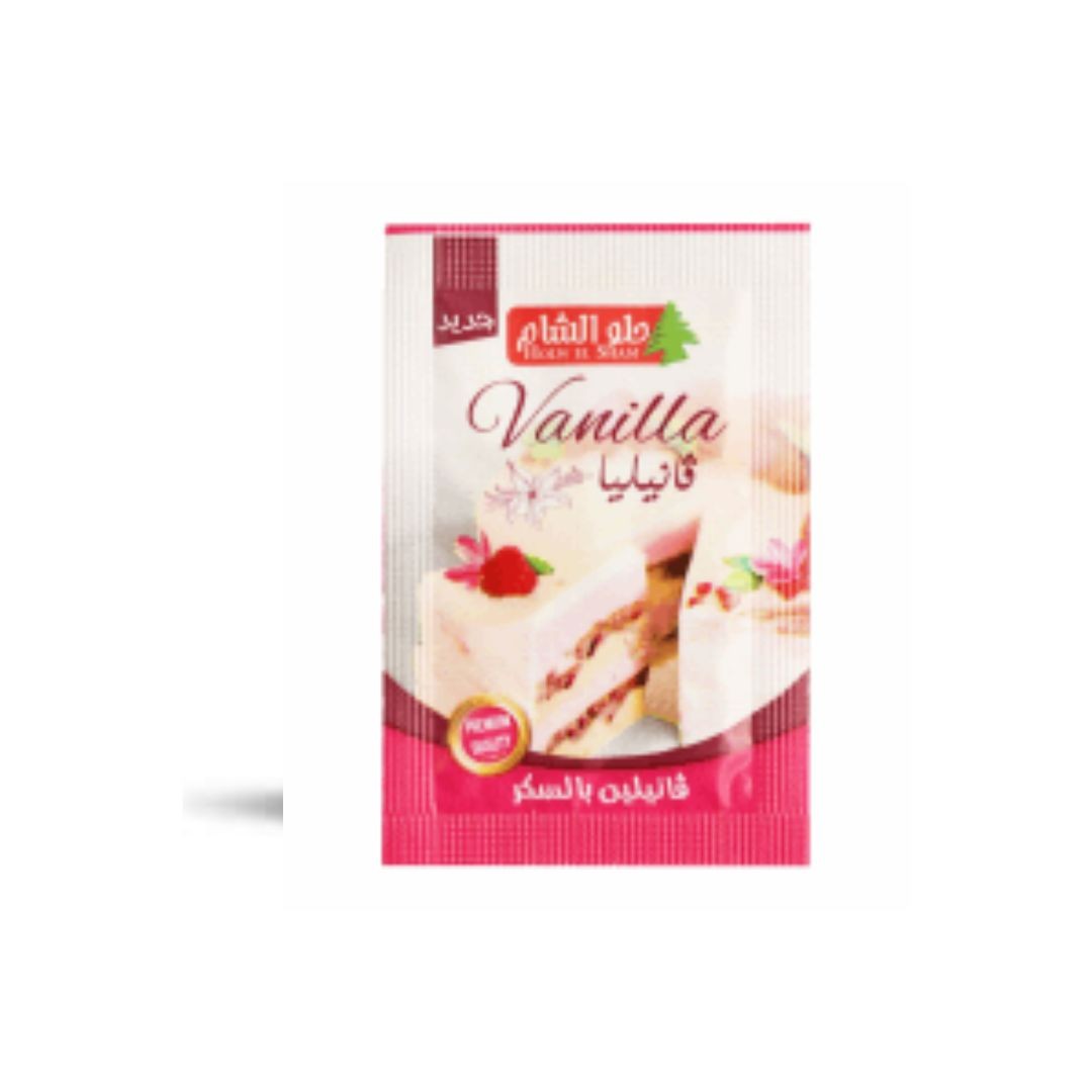 حلو الشام فانيليا ظرف*12علبه