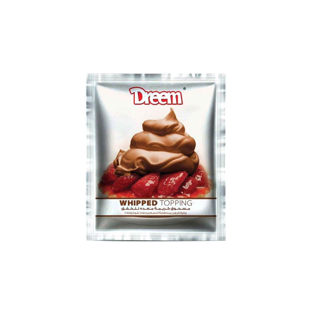 دريم كريم شانتيه شيكولاته  65جرام 12ظرف 12بالته