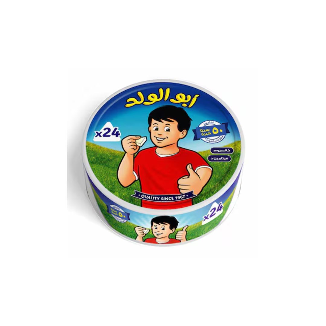 ابو الولد جبنه مثلثات 24 قطعه * 24