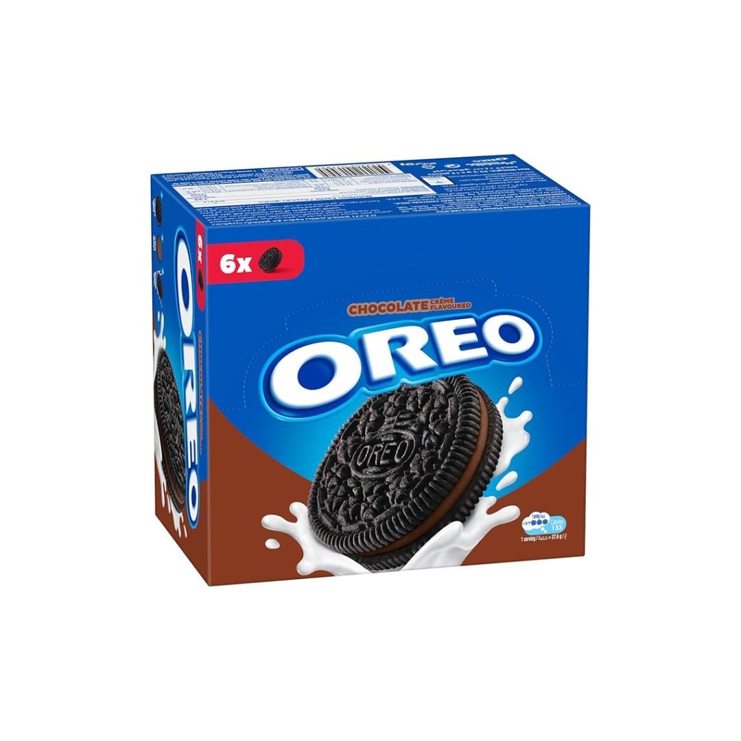 اوريو 10 ج شيكولاته 6+2 *6علبه