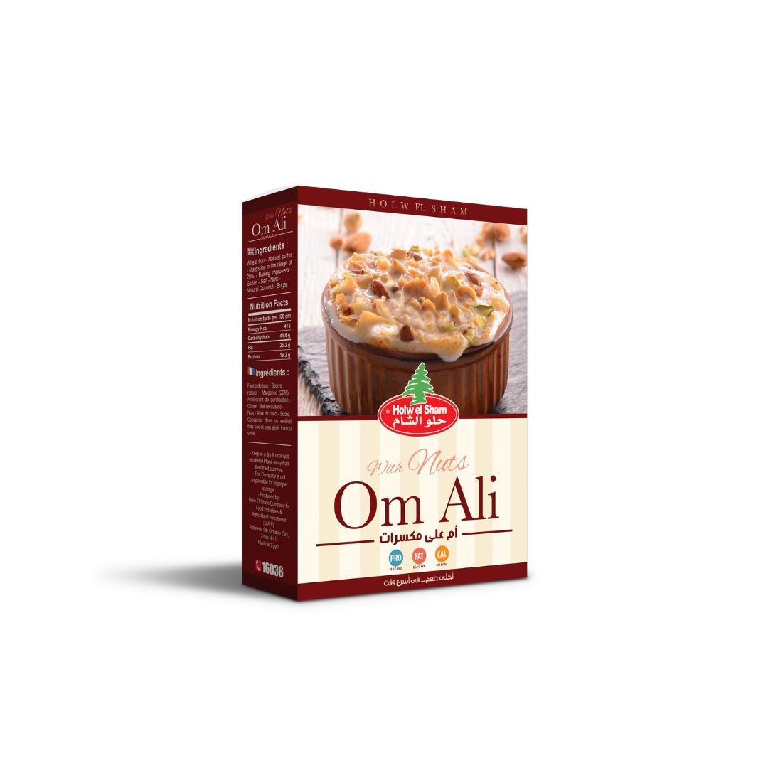 حلو الشام ام علي بالمكسرات 160 جرام*4ربطه